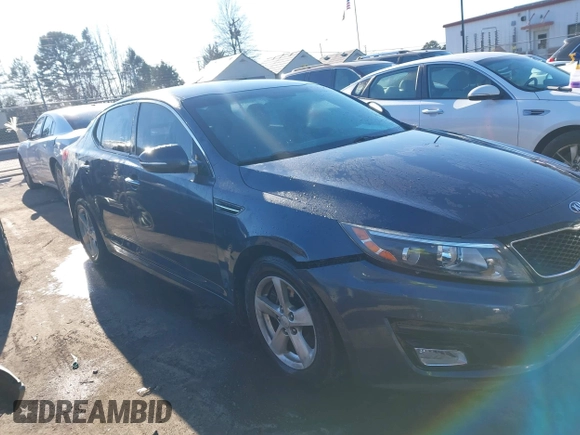 2015 Kia Optima LX with VIN KNAGM4A72F5543977, listed as a IAAI auction lot 41328035 with 153,805 mi miles and . Bid and sale history available at DreamBid. Image 13.