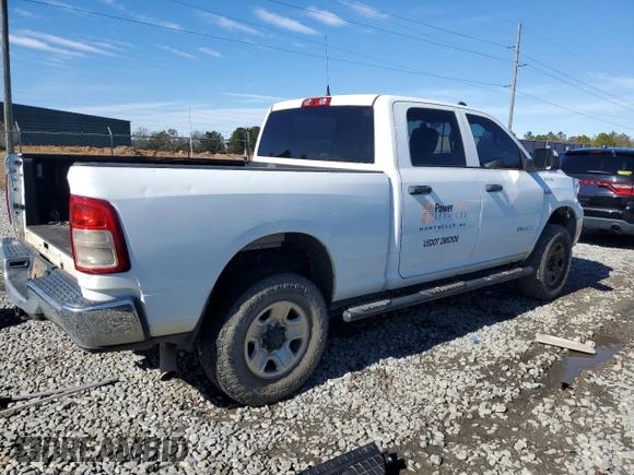 2019 Ram 2500 Tradesman with VIN 3C6UR5CJ5KG711790, listed as a Copart auction lot 88530595 with 0 mi miles and Salvage Title. Bid and sale history available at carsss.com. Image 3.