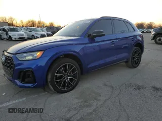 2021 Audi SQ5 Premium Plus with VIN WA1B4BFY4M2096922, listed as a Copart auction lot 82968884 with 37,265 mi miles and Salvage Title. Bid and sale history available at carsss.com. Image 1.