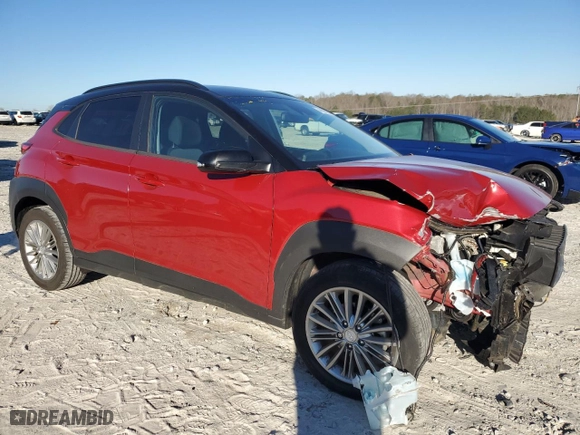 2020 Hyundai Kona SEL with VIN KM8K22AA6LU576884, listed as a Copart auction lot 46631705 with 29,654 mi miles and Salvage Title. Bid and sale history available at carsss.com. Image 4.