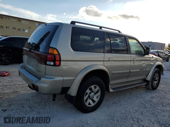 2002 Mitsubishi Montero z VIN JA4MT41R62J021195, wystawiony jako Copart lot #47021115 z przebiegiem 196 795 mil mil oraz Szkoda całkowita • Salvage title. Historia ofert i sprzedaży dostępna na DreamBid. Obrazek 3.