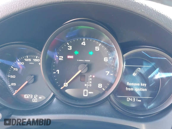 2017 Porsche Macan with VIN WP1AA2A57HLB04985, listed as a IAAI auction lot 42437943 with 102,312 mi miles and . Bid and sale history available at DreamBid. Image 7.
