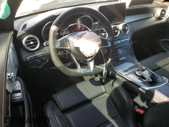 2018 Mercedes-Benz C 43 AMG with VIN WDDWJ6EB2JF612080, listed as a Copart auction lot 48630235 with 72,563 mi miles and Salvage title. Bid and sale history available at DreamBid. Image 8.