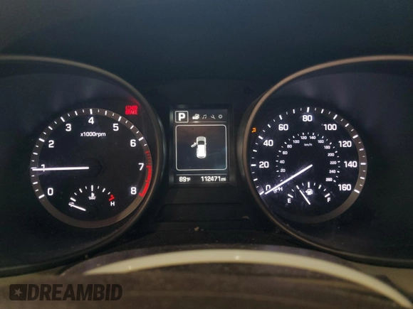 2018 Hyundai Santa Fe 2.4L with VIN 5NMZUDLB8JH052641, listed as a Copart auction lot 62904915 with 112,471 mi miles and Clean title. Bid and sale history available at DreamBid. Image 9.