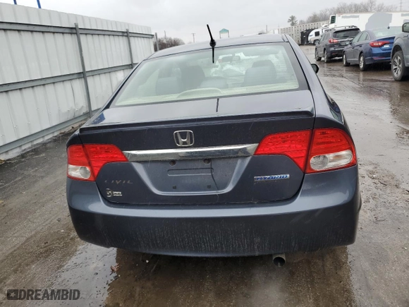 2009 Honda Civic Hybrid with VIN JHMFA36229S008179, listed as a Copart auction lot 47106905 with 233,077 mi miles and Clean Title. Bid and sale history available at carsss.com. Image 6.