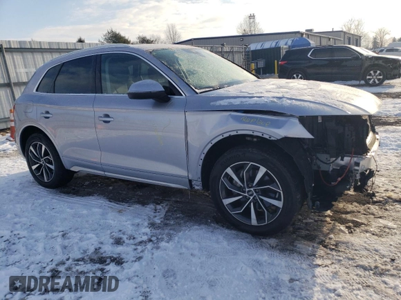 2021 Audi Q5 Prestige with VIN WA1CAAFY0M2108510, listed as a Copart auction lot 89382125 with 9,187 mi miles and Salvage Title. Bid and sale history available at carsss.com. Image 4.