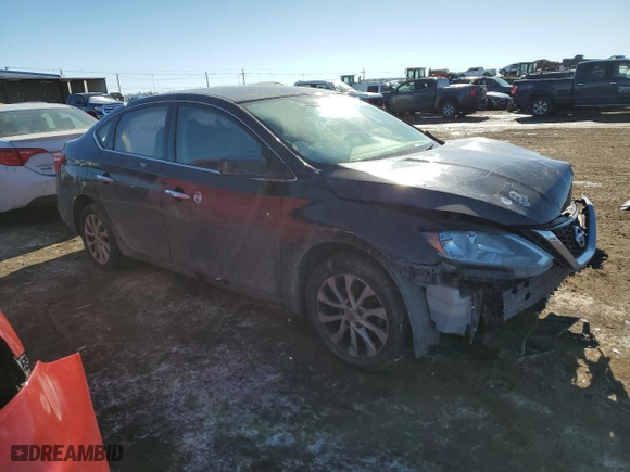 2019 Nissan Sentra S with VIN 3N1AB7AP4KY416518, listed as a Copart auction lot 41805285 with 94,922 mi miles and Salvage Title. Bid and sale history available at carsss.com. Image 4.