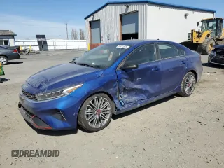 2024 Kia Forte GT with VIN 3KPF44AC7RE781067, listed as a Copart auction lot 53471575 with 14,205 mi miles and Salvage Title. Bid and sale history available at carsss.com. Image 1.