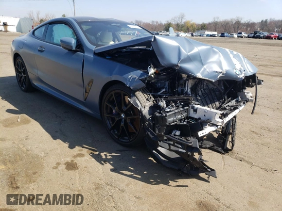 2019 BMW 8 Series M850i xDrive with VIN WBABC4C57KBU96837, listed as a Copart auction lot 47234193 with 0 mi miles. Bid and sale history available at carsss.com. Image 4.