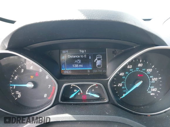 2013 Ford Escape SEL with VIN 1FMCU9H95DUB57946, listed as a IAAI auction lot 41416862 with 91,791 mi miles. Bid and sale history available at carsss.com. Image 7.
