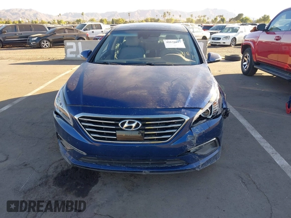 2015 Hyundai Sonata 2.4L Sport with VIN 5NPE34AF5FH011725, listed as a IAAI auction lot 40838027 with 122,472 mi miles. Bid and sale history available at carsss.com. Image 12.