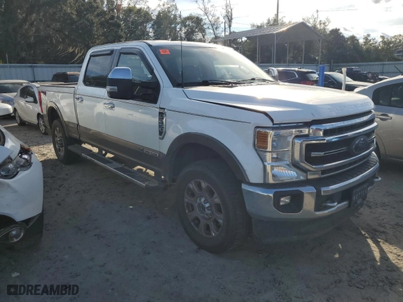 2022 Ford Super Duty F-250 SRW XL with VIN 1FT8W2BT4NED37916, listed as a Copart auction lot 45683425 with 73,705 mi miles and Salvage Title. Bid and sale history available at carsss.com. Image 4.