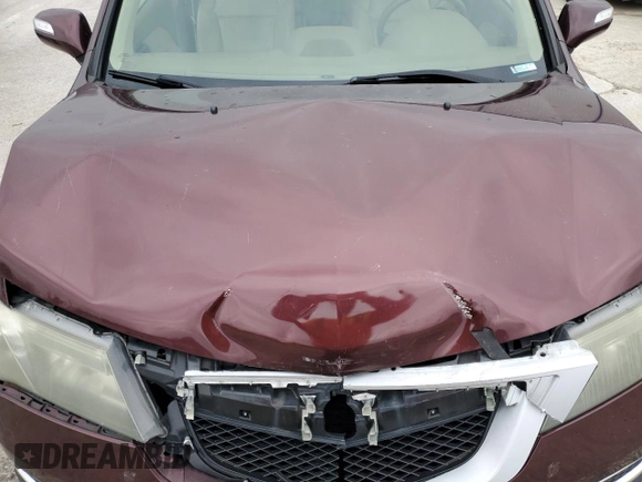 2013 Acura MDX Tech Pkg with VIN 2HNYD2H36DH505103, listed as a Copart auction lot 45061815 with 180,584 mi miles and Non Repairable. Bid and sale history available at carsss.com. Image 12.