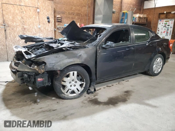 2012 Dodge Avenger SE with VIN 1C3CDZAB3CN168345, listed as a Copart auction lot 54385865 with Not Provided miles and Salvage Title. Bid and sale history available at DreamBid. Image 1.