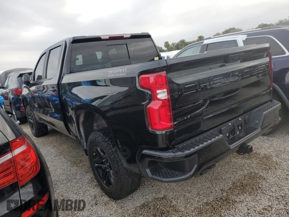 2022 Chevrolet Silverado 1500 LT Trail Boss with VIN 3GCUDFEL2NG602249, listed as a Copart auction lot 74486894 with 11,458 mi miles and Non Repairable. Bid and sale history available at DreamBid. Image 2.