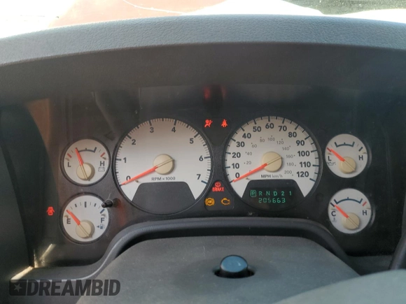 2006 Dodge 1500 SLT with VIN 1D7HA18N46J132340, listed as a Copart auction lot 42453525 with 205,663 mi miles and Salvage Title. Bid and sale history available at carsss.com. Image 9.