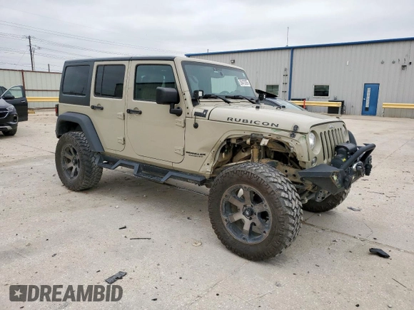 2017 Jeep Wrangler Unlimited Rubicon with VIN 1C4BJWFG1HL667974, listed as a Copart auction lot 59470365 with 22,241 mi miles and Salvage title. Bid and sale history available at DreamBid. Image 4.