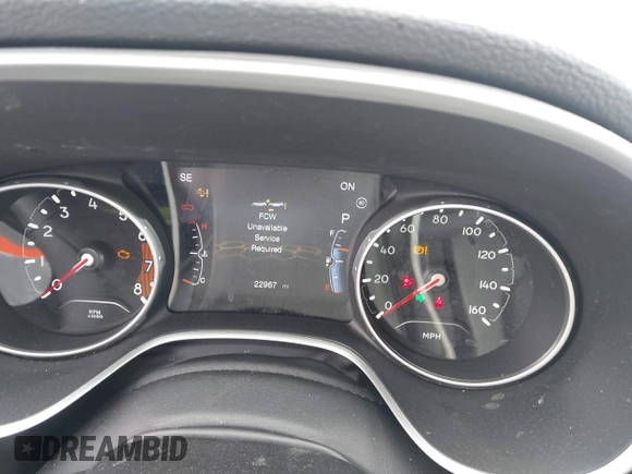 2021 Jeep Compass Limited with VIN 3C4NJCCB1MT581406, listed as a IAAI auction lot 41934159 with 22,967 mi miles and . Bid and sale history available at DreamBid. Image 7.