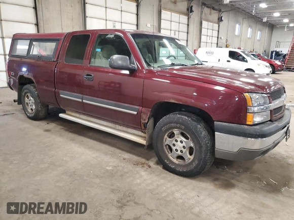 2003 Chevrolet Silverado 1500 with VIN 2GCEK19T431157736, listed as a Copart auction lot 48068615 with 130,345 mi miles and Clean Title. Bid and sale history available at carsss.com. Image 4.