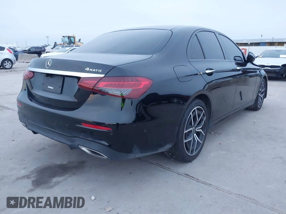 2023 Mercedes-Benz E 350 with VIN W1KZF8EB9PB185877, listed as a IAAI auction lot 41335909 with 16,248 mi miles and . Bid and sale history available at DreamBid. Image 4.
