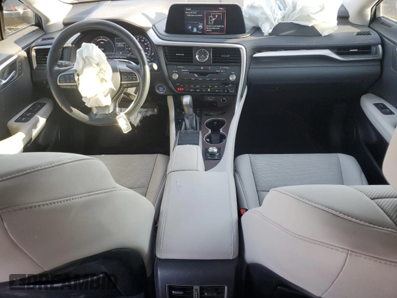 2021 Lexus RX 450h with VIN 2T2HGMDA5MC067791, listed as a Copart auction lot 52350105 with 39,617 mi miles and Salvage Title. Bid and sale history available at DreamBid. Image 8.