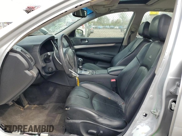 2013 Infiniti G37 x with VIN JN1CV6AR7DM356347, listed as a Copart auction lot 52612295 with 163,965 mi miles and Salvage Title. Bid and sale history available at carsss.com. Image 7.