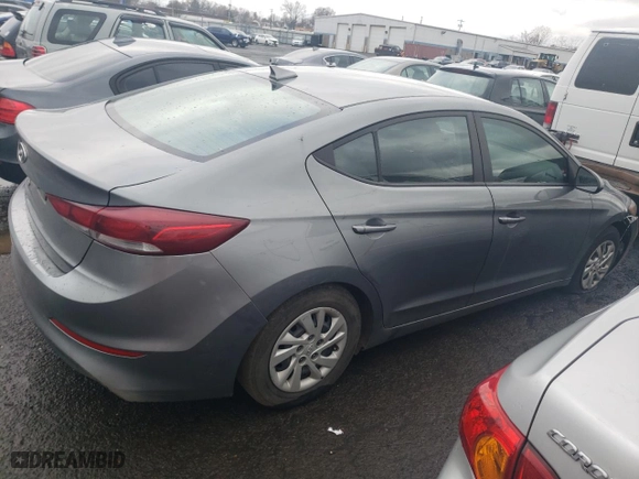 2017 Hyundai Elantra SE with VIN KMHD74LF2HU111170, listed as a Copart auction lot 50982875 with 148,709 mi miles and Salvage Title. Bid and sale history available at carsss.com. Image 3.