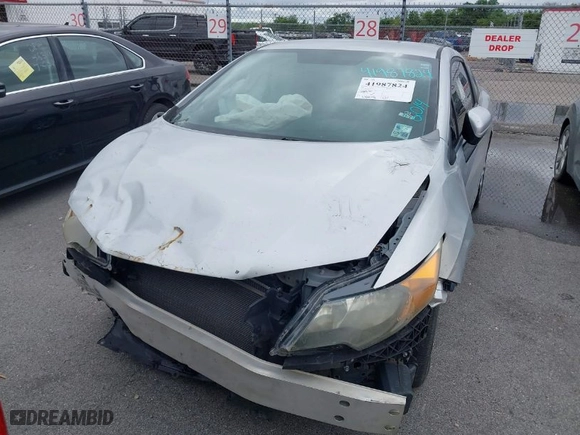 2014 Honda Civic Coupe LX with VIN 2HGFG3B58EH515767, listed as a IAAI auction lot 41987824 with 1 mi miles. Bid and sale history available at carsss.com. Image 11.