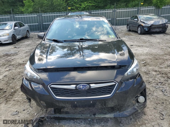 2017 Subaru Impreza with VIN 4S3GKAA6XH1607837, listed as a Copart auction lot 58811274 with 77,327 mi miles and Salvage Title. Bid and sale history available at carsss.com. Image 5.