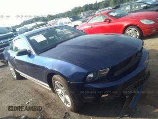 2012 Ford Mustang V6 Premium with VIN 1ZVBP8AM0C5262741, listed as a IAAI auction lot 28145154 with 193,133 mi miles. Bid and sale history available at carsss.com. Image 1.