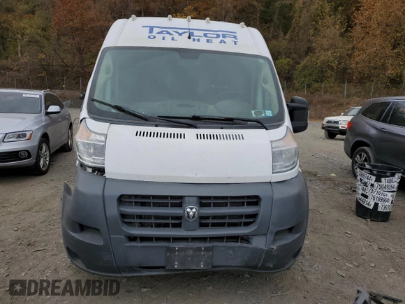2018 Ram ProMaster Cargo with VIN 3C6URVJG1JE108272, listed as a Copart auction lot 88373495 with 115,520 mi miles and Salvage Title. Bid and sale history available at carsss.com. Image 5.