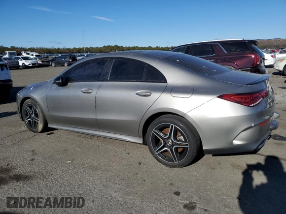 2020 Mercedes-Benz CLA 250 with VIN W1K5J4HB0LN146735, listed as a Copart auction lot 87421174 with Not provided miles and Salvage title. Bid and sale history available at DreamBid. Image 2.