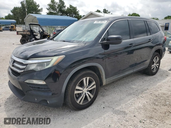 2017 Honda Pilot EX-L with VIN 5FNYF6H5XHB010939, listed as a Copart auction lot 59618625 with 178,375 mi miles and Salvage title. Bid and sale history available at DreamBid. Image 1.