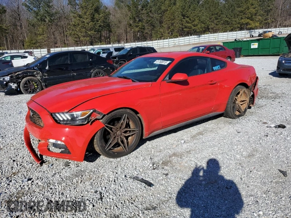 2016 Ford Mustang V6 with VIN 1FA6P8AM1G5316452, listed as a Copart auction lot 41768815 with 99,495 mi miles and Salvage Title. Bid and sale history available at carsss.com. Image 1.