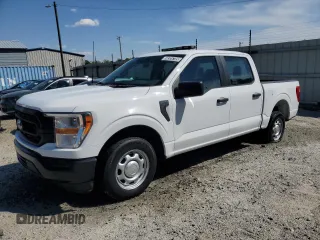2021 Ford F-150 XL with VIN 1FTEW1CB6MKF05266, listed as a Copart auction lot 50325735 with 57,732 mi miles and Clean Title. Bid and sale history available at carsss.com. Image 1.