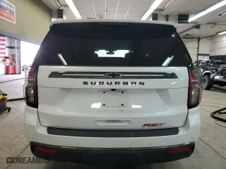 2022 Chevrolet Suburban RST with VIN 1GNSKEKD4NR341895, listed as a Copart auction lot 45866445 with 47,571 mi miles and Salvage Title. Bid and sale history available at carsss.com. Image 6.