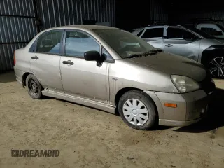 2004 Suzuki Aerio S z VIN JS2RA61S445207836, wystawiony jako Copart lot #48757125 z przebiegiem 96 400 mil mil oraz Czysty tytuł • Clean title. Historia ofert i sprzedaży dostępna na DreamBid. Obrazek 4.
