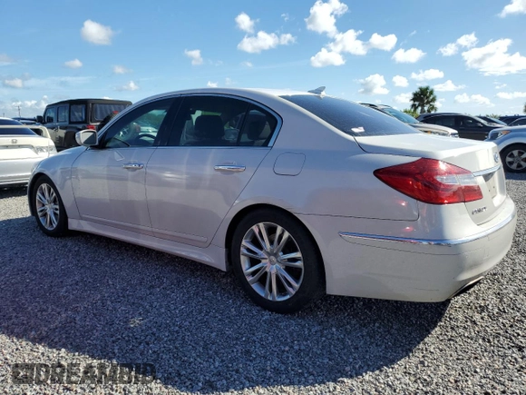 2013 Hyundai Genesis 3.8L with VIN KMHGC4DD0DU231517, listed as a Copart auction lot 74777994 with 129,206 mi miles and Non Repairable. Bid and sale history available at carsss.com. Image 2.