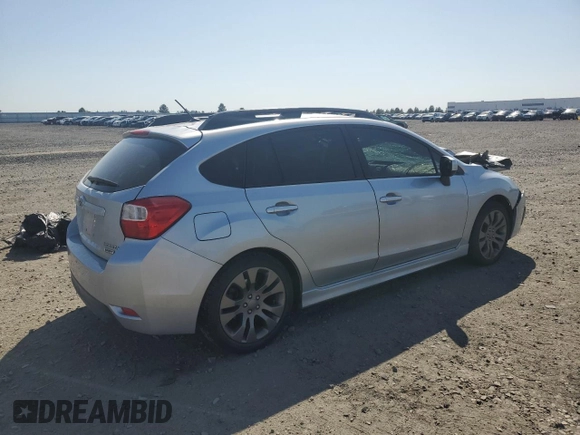 2014 Subaru Impreza Special Sports Premium with VIN JF1GPAL6XE8276524, listed as a Copart auction lot 55461935 with Not Provided miles and Salvage Title. Bid and sale history available at DreamBid. Image 3.