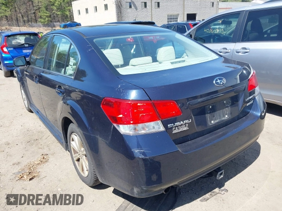 2012 Subaru Legacy 2.5i with VIN 4S3BMBA65C3039004, listed as a IAAI auction lot 42059617 with 100,081 mi miles. Bid and sale history available at carsss.com. Image 3.