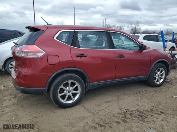 2016 Nissan Rogue SV with VIN KNMAT2MV6GP703861, listed as a Copart auction lot 53243735 with 115,817 mi miles and Clean Title. Bid and sale history available at carsss.com. Image 3.