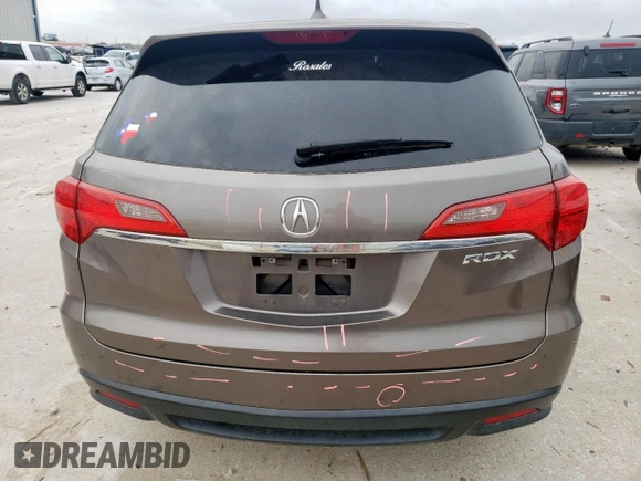 2013 Acura RDX Technology with VIN 5J8TB3H57DL016503, listed as a Copart auction lot 53882675 with 198,949 mi miles and Salvage title. Bid and sale history available at DreamBid. Image 6.