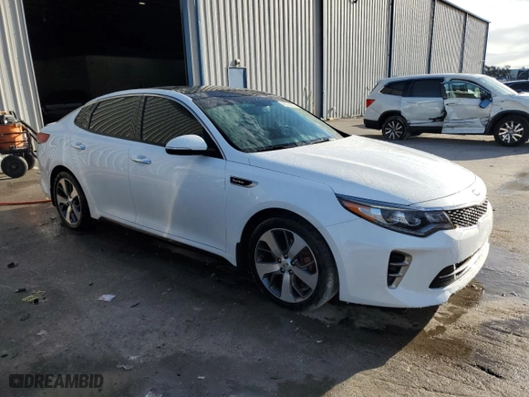 2017 Kia Optima SX with VIN 5XXGW4L26HG159620, listed as a Copart auction lot 42334925 with 73,116 mi miles and Salvage Title. Bid and sale history available at carsss.com. Image 4.