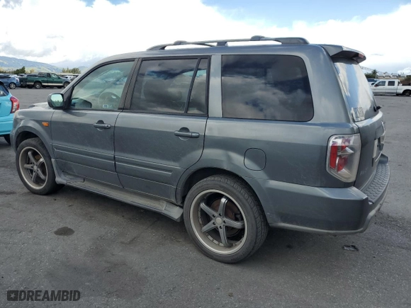2007 Honda Pilot EX-L with VIN 5FNYF28657B022349, listed as a Copart auction lot 48085065 with 202,599 mi miles and Clean Title. Bid and sale history available at carsss.com. Image 2.