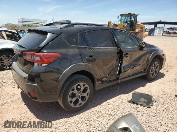 2023 Subaru Crosstrek Special Sports with VIN JF2GTHRC6PH324648, listed as a Copart auction lot 58206325 with 34,951 mi miles and Salvage title. Bid and sale history available at DreamBid. Image 3.