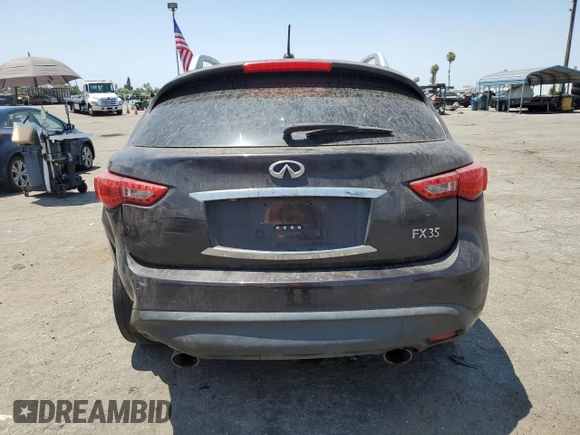2011 Infiniti FX35 with VIN JN8AS1MW9BM141426, listed as a Copart auction lot 64519794 with 145,228 mi miles and Salvage Title. Bid and sale history available at carsss.com. Image 6.