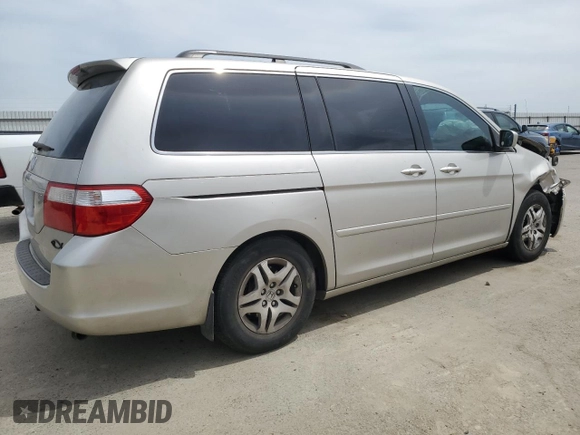2006 Honda Odyssey EX with VIN 5FNRL38406B060183, listed as a Copart auction lot 53281125 with 204,128 mi miles and Salvage Title. Bid and sale history available at carsss.com. Image 3.