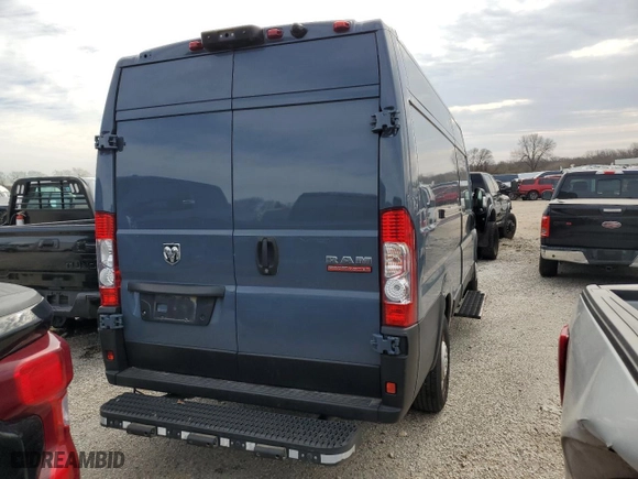 2021 Ram ProMaster Cargo Van with VIN 3C6MRVJG0ME562811, listed as a Copart auction lot 87655125 with 0 mi miles and Salvage Title. Bid and sale history available at carsss.com. Image 3.
