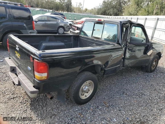 1996 Ford Ranger XLT with VIN 1FTCR14X1TPB15671, listed as a Copart auction lot 44339185 with 184,075 mi miles and Salvage Title. Bid and sale history available at carsss.com. Image 3.