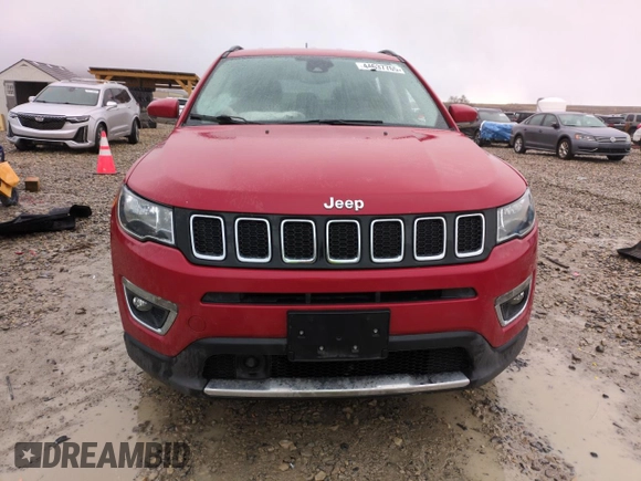 2021 Jeep Compass Limited with VIN 3C4NJDCB0MT527990, listed as a Copart auction lot 44637765 with 76,095 mi miles and Salvage Title. Bid and sale history available at carsss.com. Image 5.